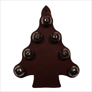 Arsa's Leather Christmas Tree with Nickel Bells