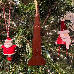 Arsa’s Rocket City Leather Ornament